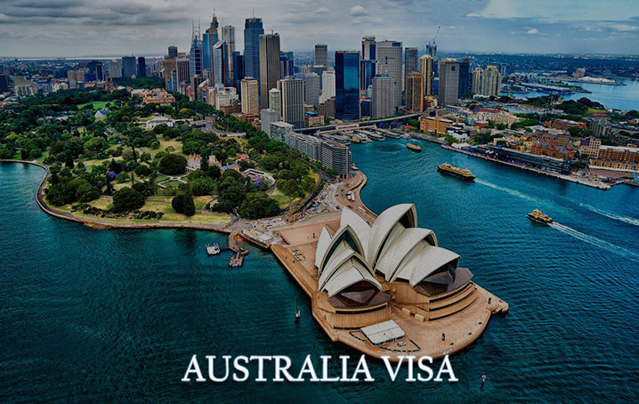 australia visa aerial view
